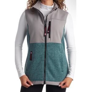 Canada Weather Gear Fleece Performance Vest, Mystic Lake, Women's Small, NWT